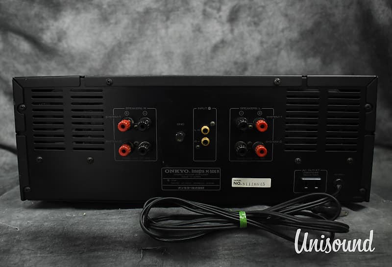 Onkyo M-506R Integra Stereo Power Amplifier in Very Good Onkyo M-506R Integra Stereo Power Amplifier in Very Good