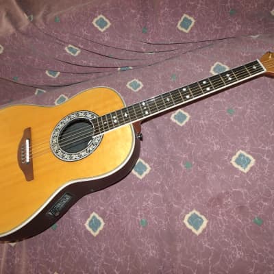 MINT 1989 Ovation L717 left-handed 1717 acoustic-electric guitar image 2