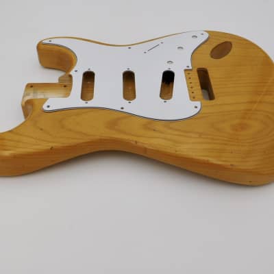 4lbs 2oz BloomDoom Nitro Lacquer Aged Relic Natural S-Style Vintage Custom Guitar Body image 7