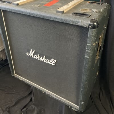 Marshall - Vivian Campbell's Def Leppard, 1960BV Vintage 280-Watt 4x12" Straight Guitar Speaker Cabinet "4 ->", With Tour Cities (DL #1026) 1990 - Present - Black image 4