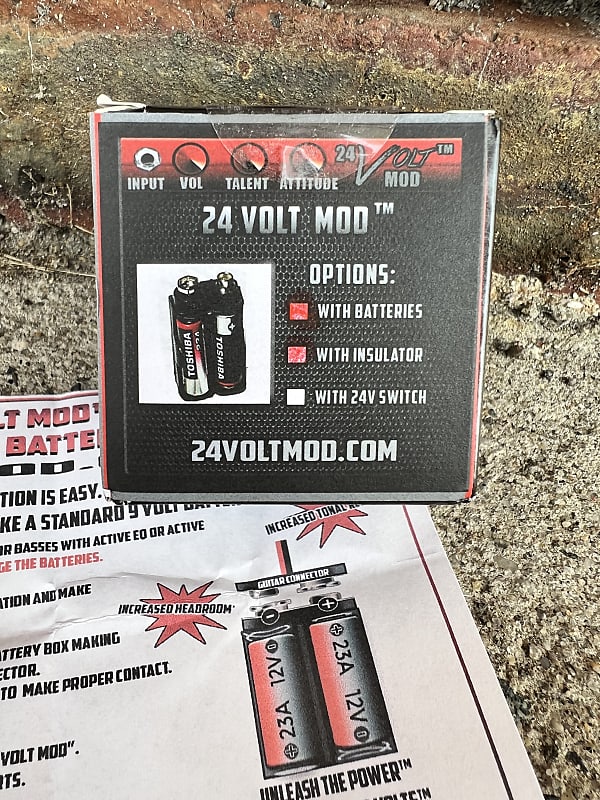 24 Volt Mod 24v Battery Pack And Insulator 2022 Reverb 