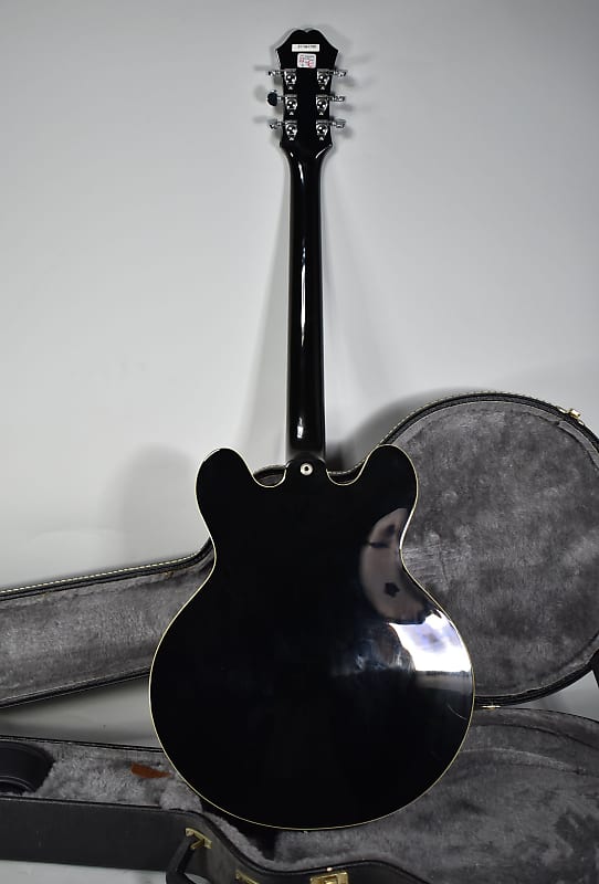 Epiphone Dot Ebony Finish Left-Handed Electric Guitar w/OHSC Epiphone Dot Ebony Finish Left-Handed Electric Guitar w/OHSC