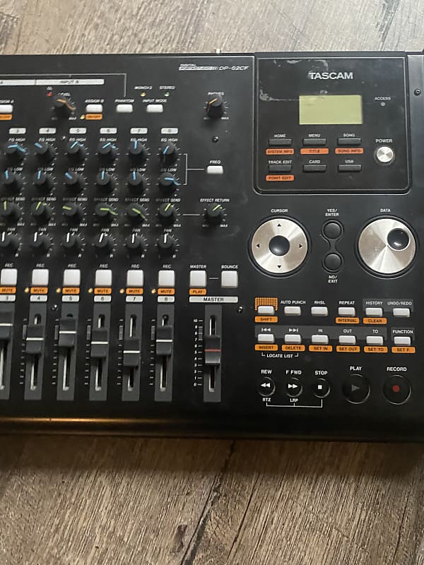 TASCAM DP-02CF Digital Portastudio 8-Track Recorder 2010s - Black