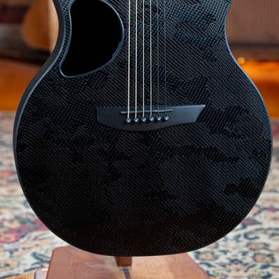 McPherson Blackout Carbon Fiber Sable Camo Top w/ Evo Frets and Black Gotoh Tuners #2601 image 6