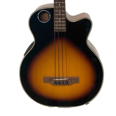 Preowned Boulder Creek EBR1-TB4 Acoustic-Electric Bass w/Hardshell Case for sale