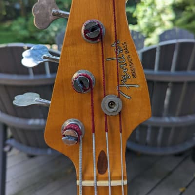 Fender Precision Bass FULLERTON ERA American Vintage Reissue '57 - 1983 - sunburst image 11