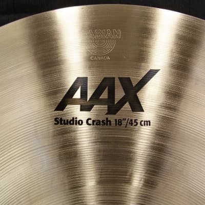 Sabian Prototype AAX 18" Studio Crash Cymbal with Rivets/New-Warranty/1339 Grams image 4