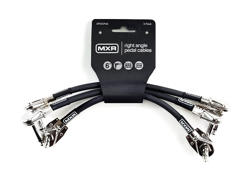MXR - 3 Pack Of Right Angle 6" Patch Cable! 3PDCP06 *Make An Offer!* image 1