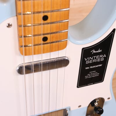 Fender Vintera '50s Telecaster - Maple Fingerboard, Sonic Blue image 3