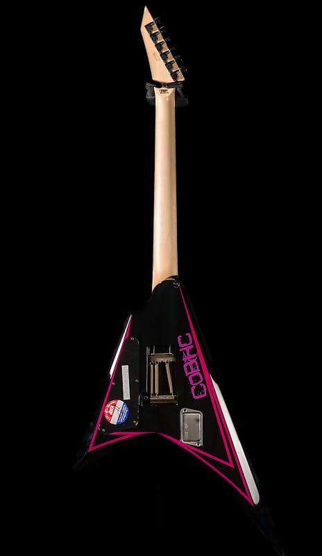 ESP Custom Shop Alexi Laiho Pink Sawtooth Signature V | Reverb