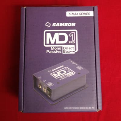Samson MD1 Pro S-Max Series Mono Passive Direct Box image 1