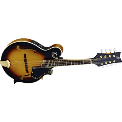 Ortega Guitars RMFE90TS F-Style Mandolin Sunburst w/Bag image 1