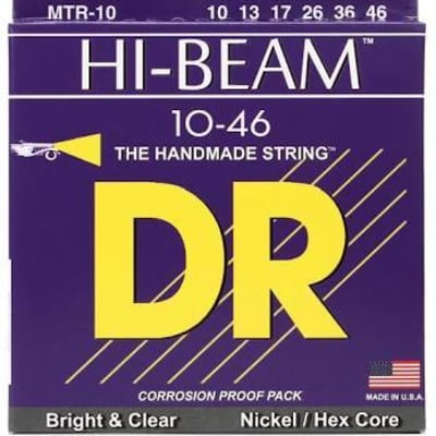 DR HI-BEAM™ - Nickel Plated Electric Guitar Strings - Light to Medium 9-46 image 2