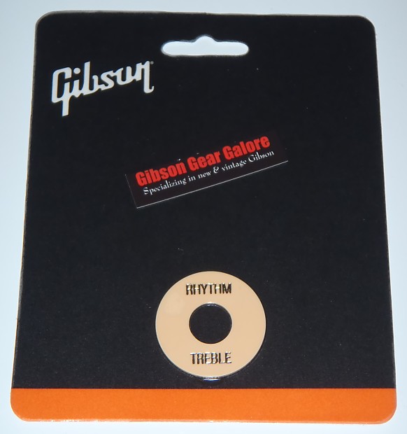 Gibson Les Paul Switch Ring Toggle Washer Creme Guitar Parts Reverb