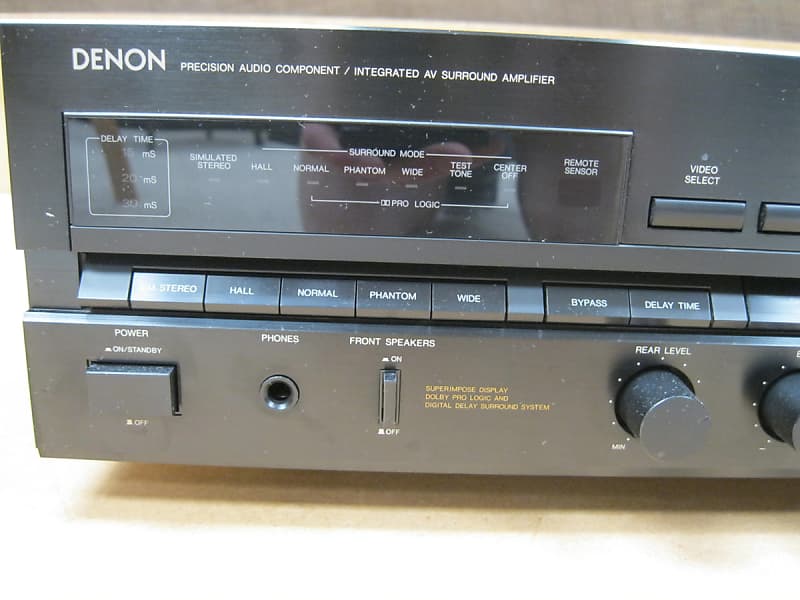 ★★★【￥63,800・1989年】DENON　AVC-700 AVアンプ DENON AVC-700 Precision Audio Component / Integrated AV