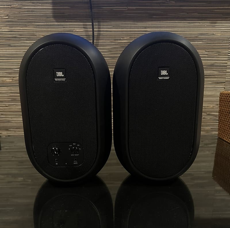 JBL 1 Series 104 Compact Desktop Speakers, Powered Reference Monitors -  Bluetooth enabled (sold as pair)