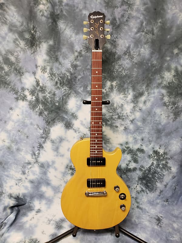 2019 Epiphone Les Paul Junior Special Satin TV Yellow Lindy