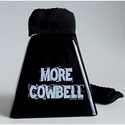 3 Metal Cowbell (1 dozen) - White