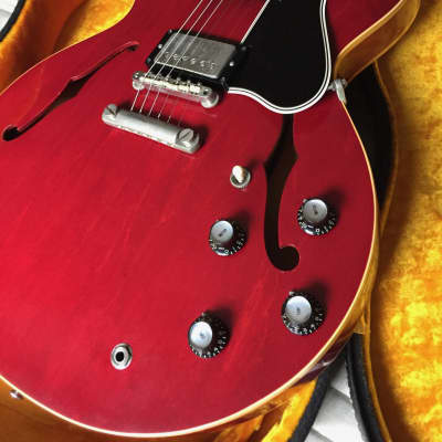 Gibson ES-335 TD with Block Inlays, Cherry 1962 image 7