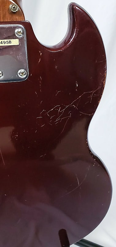 ベース JAPAN Vintage SG BASS Vintage 1970s Japanese Global 495B Bass Guitar, SG Style EB