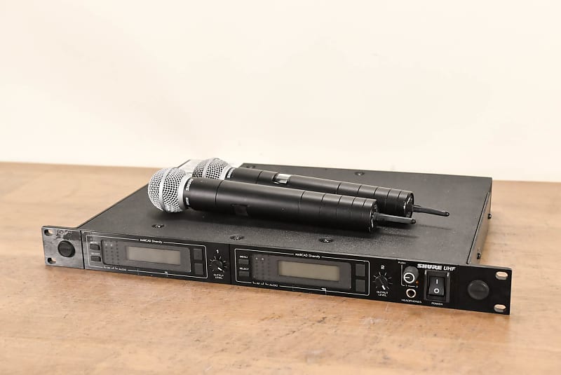 SHURE ワイヤレス受信機 U4D 1本, SHURE U2-JB 2本 SHURE ワイヤレス