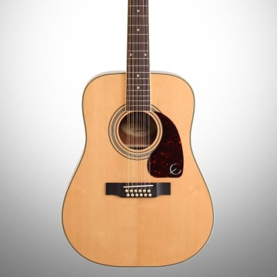 Epiphone DR-212 12-String Acoustic Guitar, Natural image 2
