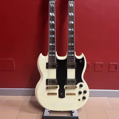 Gibson EDS-1275 Double Neck SG Alpine White OHSC year 1997 very rare for sale