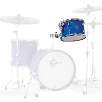 Gretsch Catalina Club 7x8 Tom Blue Satin Flame Blue Satin Flame, CT1-0708T-BSF image 1
