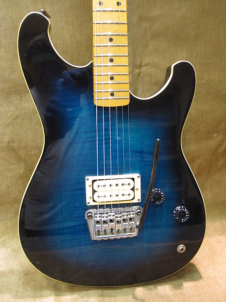 1983 Ibanez Roadstar II RS315 Rare Blue Burst Flame Top Exc W Hardshell Case Free US Shipping