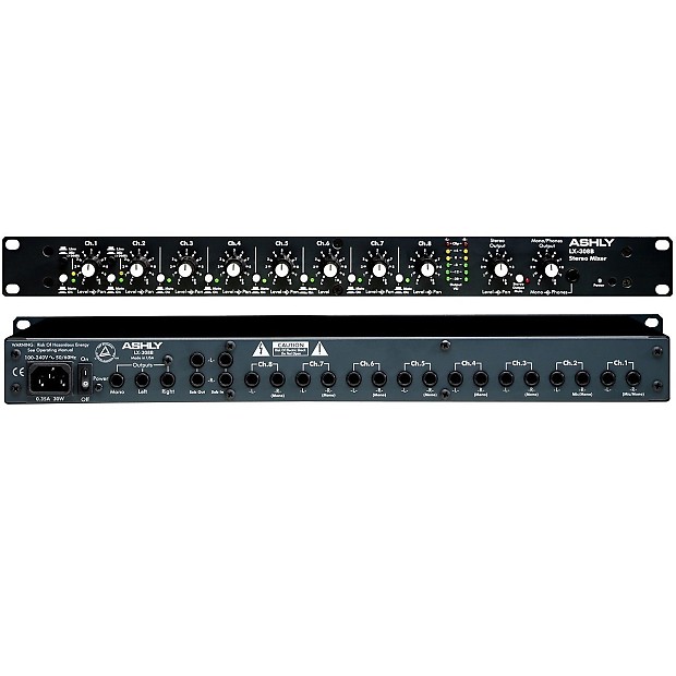 Ashly LX-308B Rackmount 8-Channel Stereo Line Mixer image 1