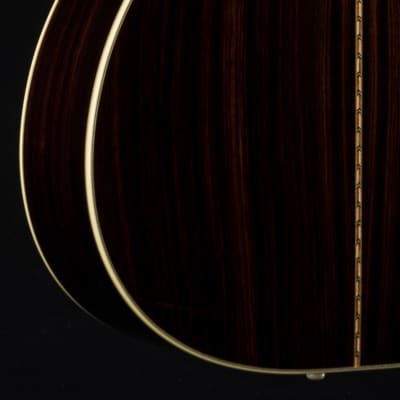 Bourgeois OM-42 Black Top Adirondack Spruce and Indian Rosewood NEW image 20