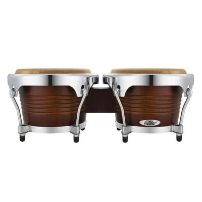 Wood 7" + 8" Bongo Drum with Soft Case (Bag) image 3
