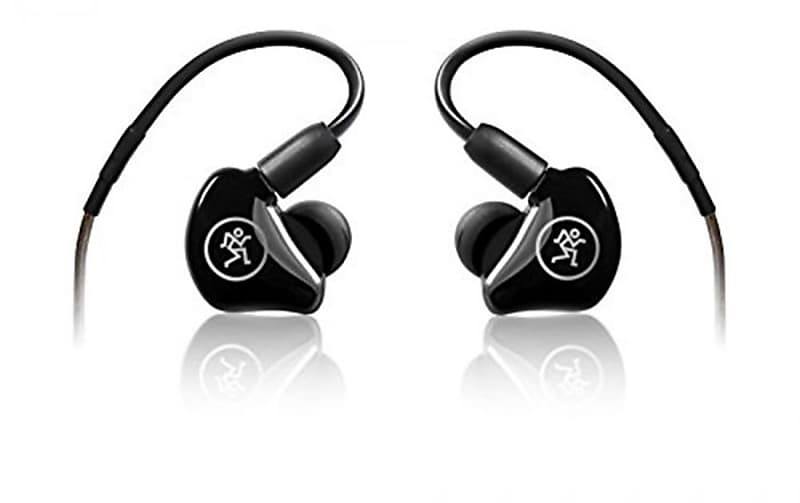Mackie MP-120, Single Dynamic Driver Professional In-Ear Monitors  			