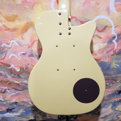 1990's Danelectro U2 ‘57 Reissue Cream Electric Guitar "Left Handed" (USED) "SOLD AS IS" image 10
