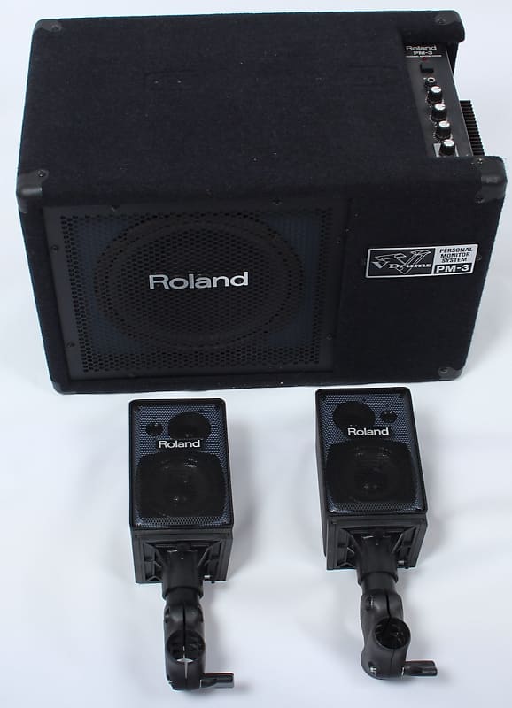 Roland PM3 Drum Monitor Amplifier 200w Keyboard Amp + Reverb UK