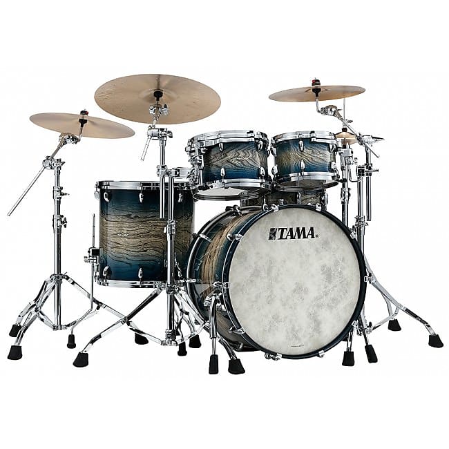 TAMA TW42RZS-AIJB Star Drum Walnut 22-10-12-16 Shellset ohne Hardware, indigo japanese sen burst image 1