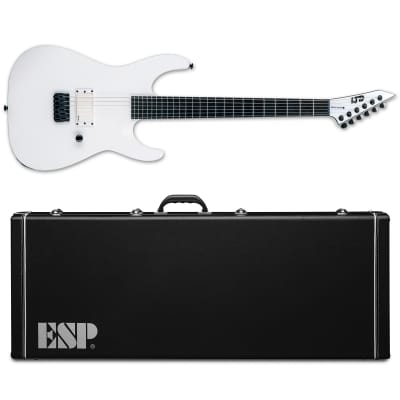 ESP LTD M-HT Arctic Metal Snow White Satin Electric Guitar + Hard Case MHT image 1
