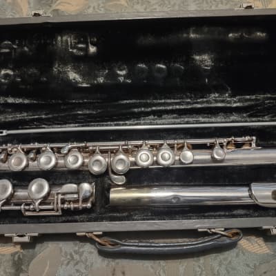 Haynes-Schwelm Flute 352025 1960's Silver | Reverb