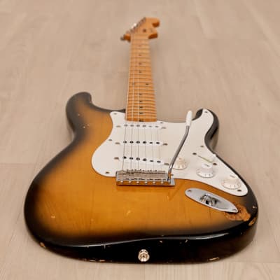 2015 Fender Custom Shop 1957 Stratocaster Partscaster Sunburst w/ Fat 50s, Case image 10