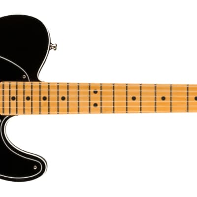 FENDER - American Ultra Luxe Telecaster Floyd Rose HH  Maple Fingerboard  Mystic Black - 0118092710 for sale