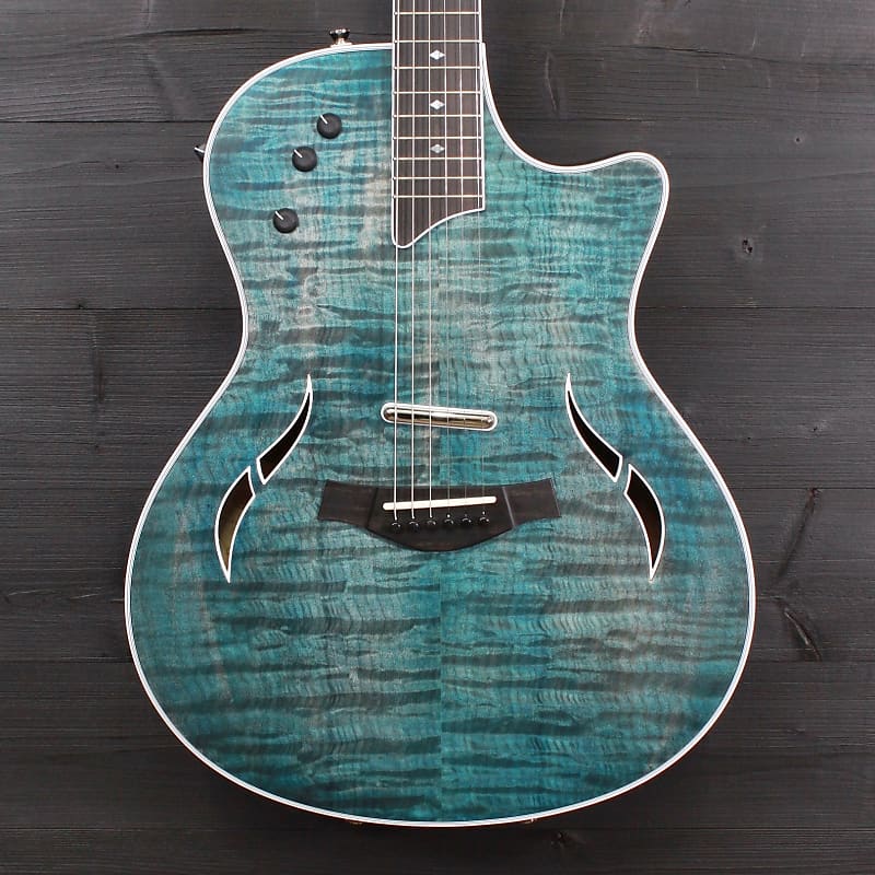 Taylor T5 (Full Size) Custom w/ Figured Maple Denim Top - | Reverb