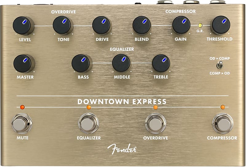 Fender Downtown Express Bass Multi-Effects - DI, compressor, 3-band EQ and overdrive image 1