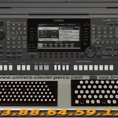 YAMAHA PSR-S770 - clavier BOUTON Accordéon