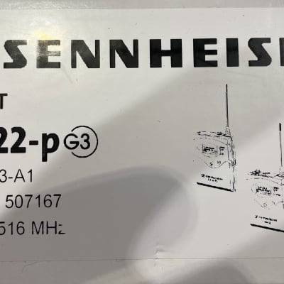 Sennheiser EW 122-p G3 A1 Band 470-516 MHZ + ME2 Omni Mic and Pelican case image 14