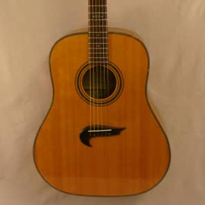 Alvarez Yairi DY70 Dreadnought Guitar, Solid Spruce and Figured Maple with Case image 2