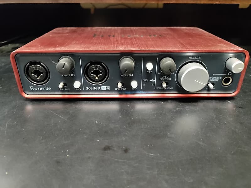 Focusrite SCARLETT 2i4 2ND GENERATION 2010S - RED | Reverb