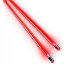 NEW FIRESTIX LIGHT UP RADIANT RED DRUM STICKS WITH BATTERIES INCLUDED!