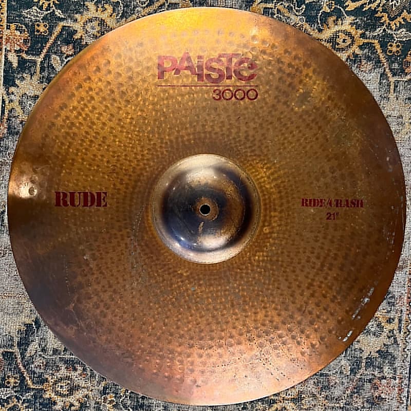 RARE PAISTE Red Label RUDE 3000 21 2842 g Alex Van Halen Reverb The Netherlands