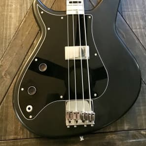 Electrical Guitar Company 500 Bass Black left handed lefty image 1