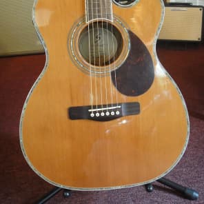 Samick Greg Bennett OM-8CE Natural w/ gig bag | Reverb